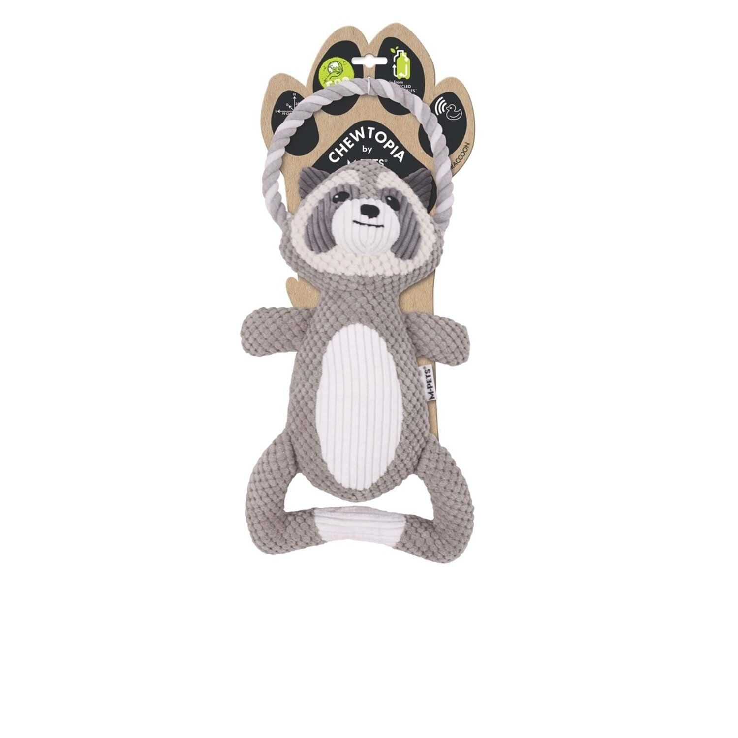M-PETS ECO CHEWTOPIA RACCOON KÖPEK OYUNCAĞI
