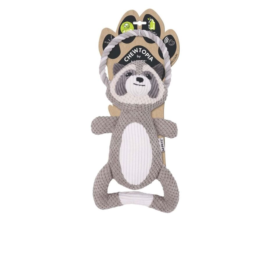 M-PETS ECO CHEWTOPIA RACCOON KÖPEK OYUNCAĞI