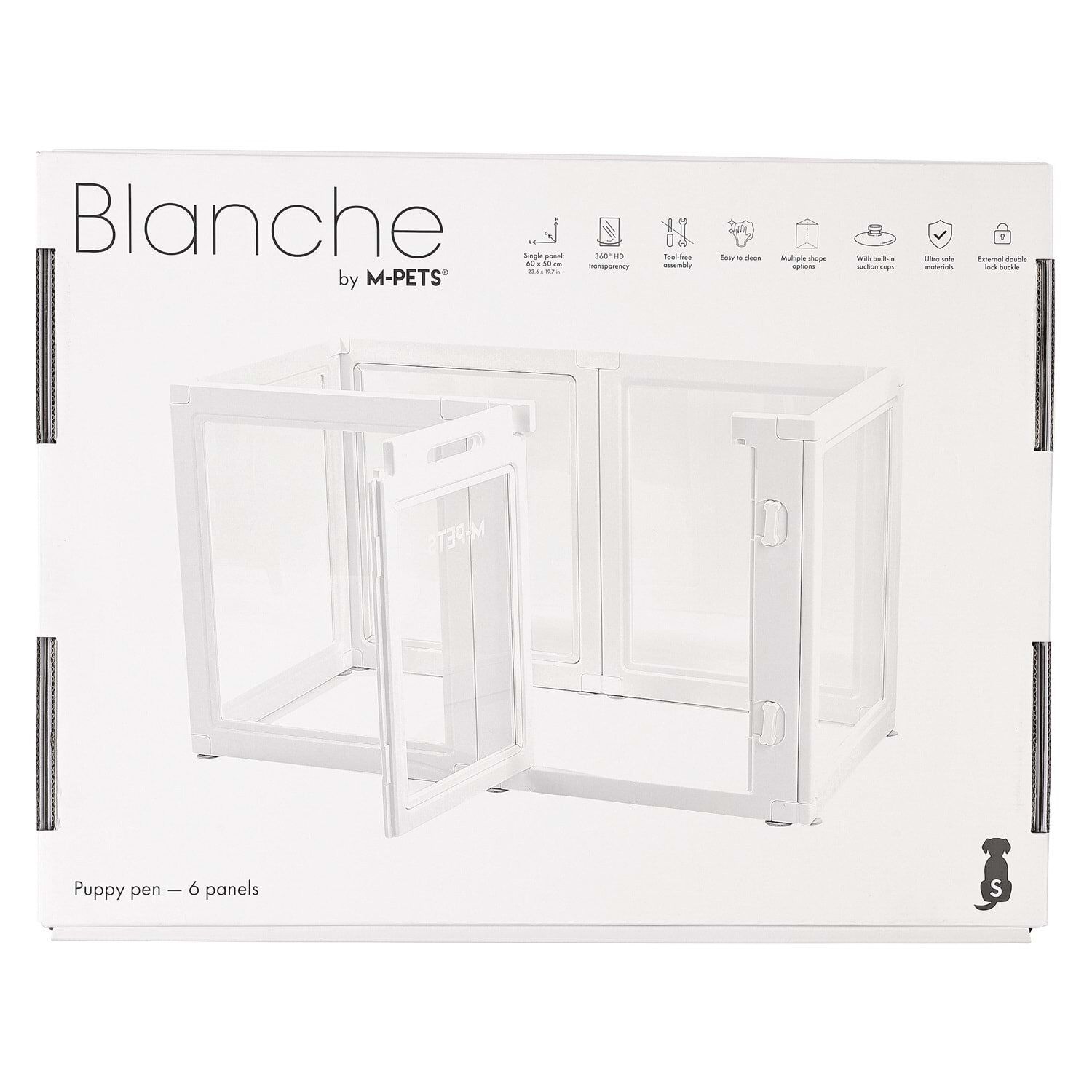 M-PETS BLANCHE OYUN ÇİTİ 6 PANEL (S) WHİTE