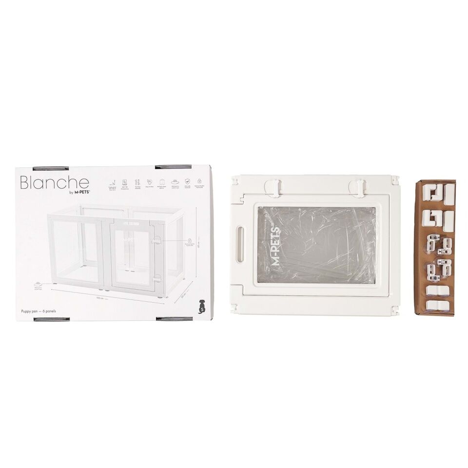 M-PETS BLANCHE OYUN ÇİTİ 6 PANEL (S) WHİTE