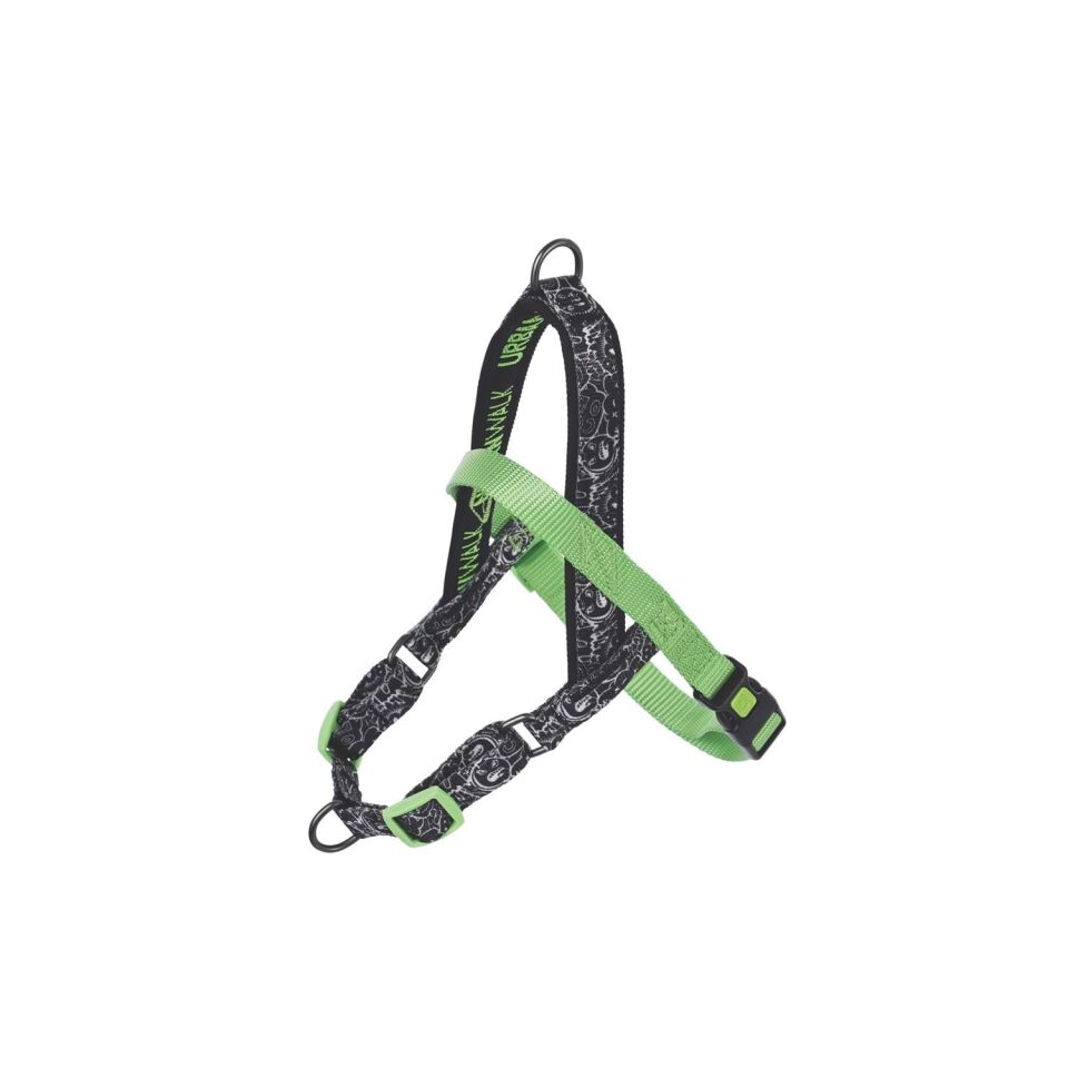 M-PETS URBAN STYLE BLACK/WHİTE NORWEGIAN KÖPEK GÖĞÜS TASMASI (S)