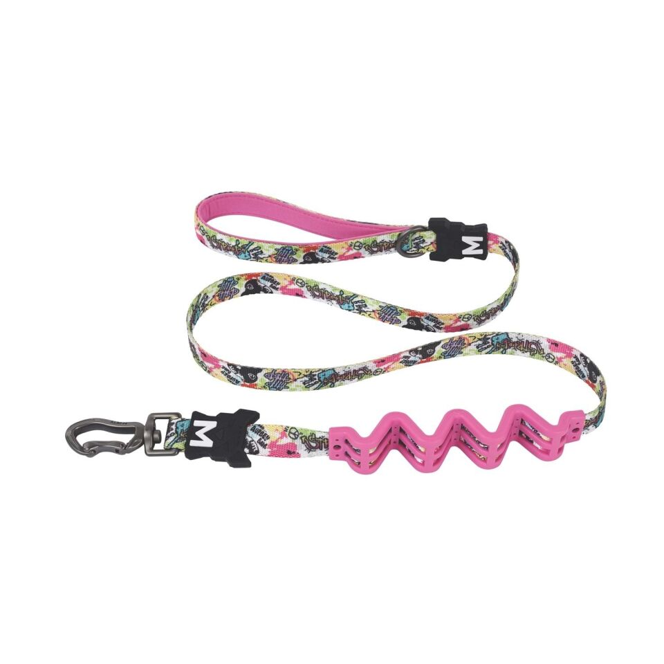 M-PETS URBAN STYLE GRAFFITI ŞOK EMİCİ GEZDİRME TASMA (L)