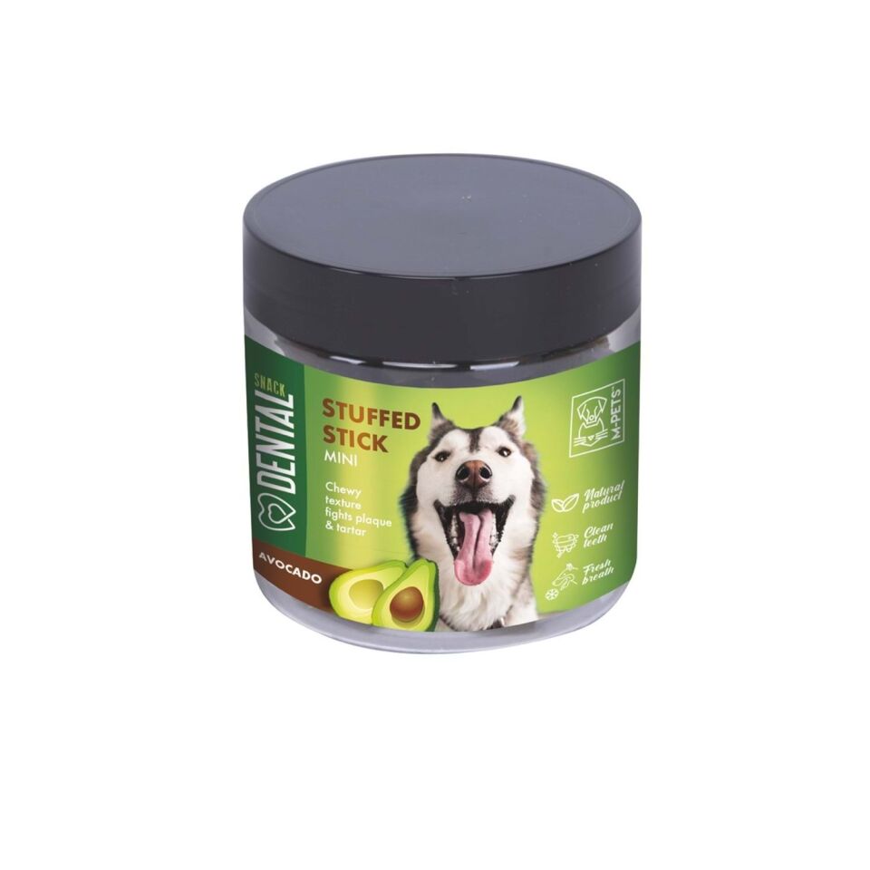 M-PETS DENTAL SNACK AVOCADO STUFFED STICK MINI ÖDÜL 100GR