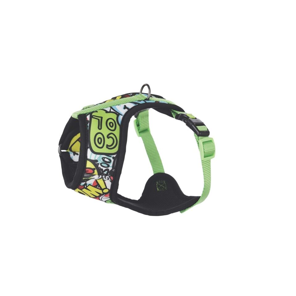 M-PETS URBAN STYLE MULTİCOLOR EASY FİT KÖPEK GÖĞÜS TASMASI (XS)