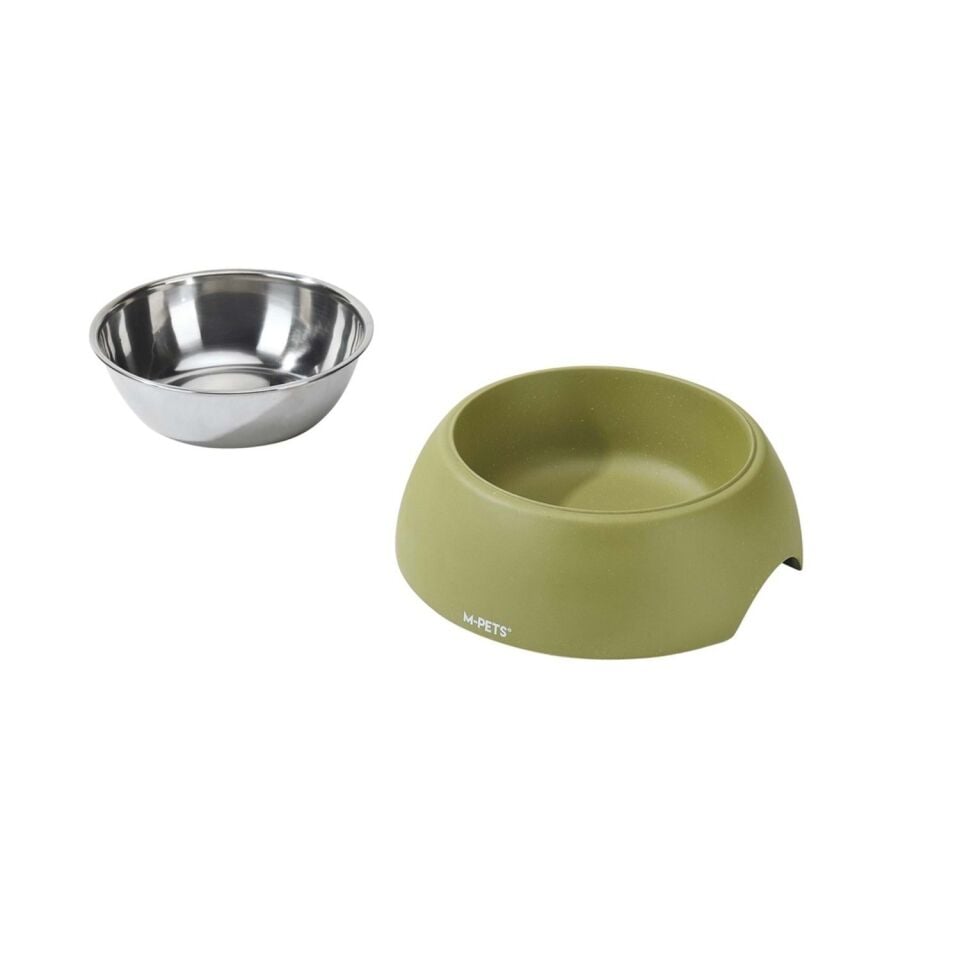 M-PETS ECO BAMBOO MAMA KABI 350ML OLİVE
