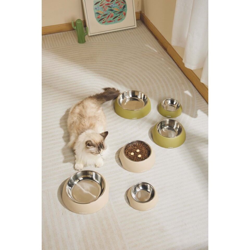 M-PETS ECO BAMBOO MAMA KABI 350ML OLİVE