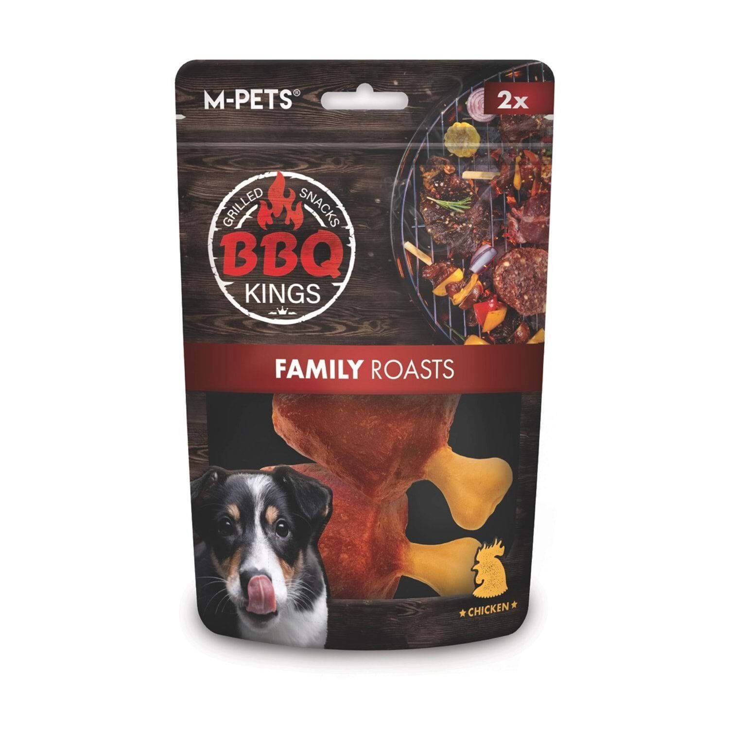 M-PETS BBQ KINGS FAMILY ROASTS CHICKEN ÖDÜL 105GR