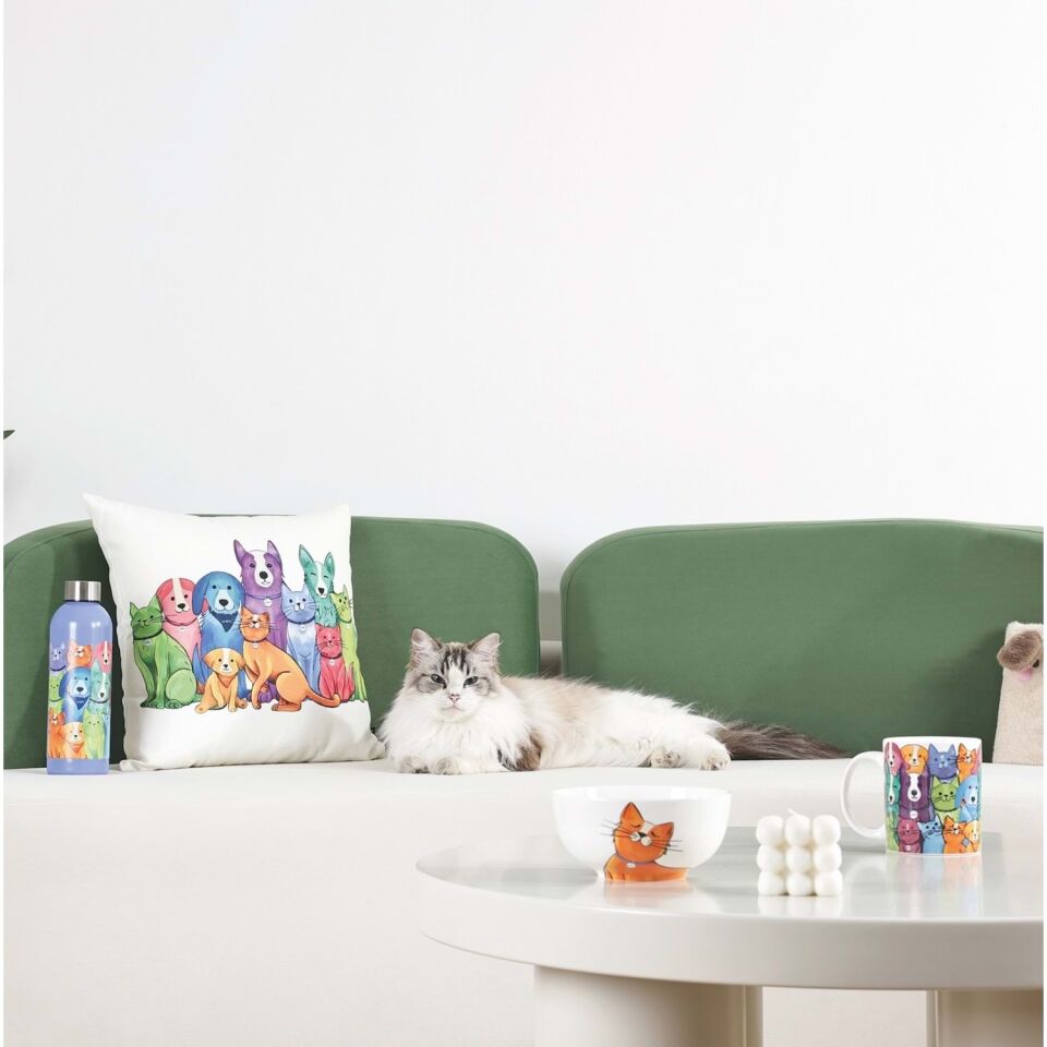 M-PETS PETJOY PETFAMİLY KUPA 350ML MULTİCOLOR