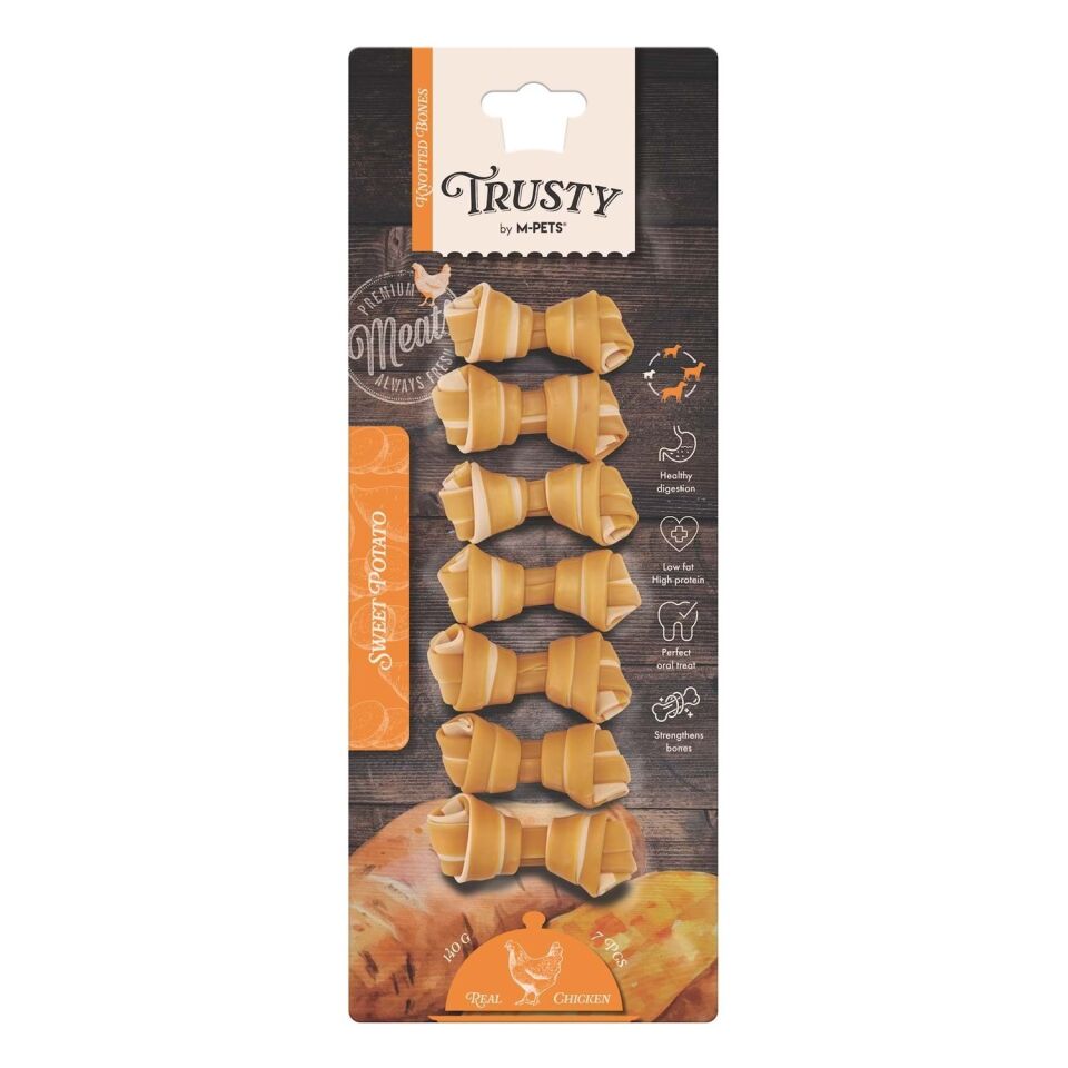 M-PETS TRUSTY CHICKEN TATLI PATATESLİ ÖDÜL 7Lİ 140GR/6,4CMV