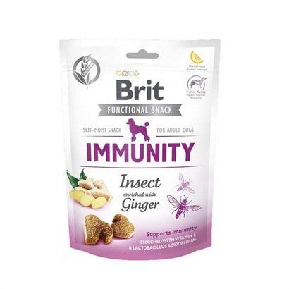 BRIT CARE DOG FUNCT. SNACK IMMUNITY INSECT 150G