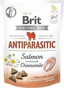 BRIT CARE DOG FUNCT. SN.ANTIPARASITIC SALMON 150G