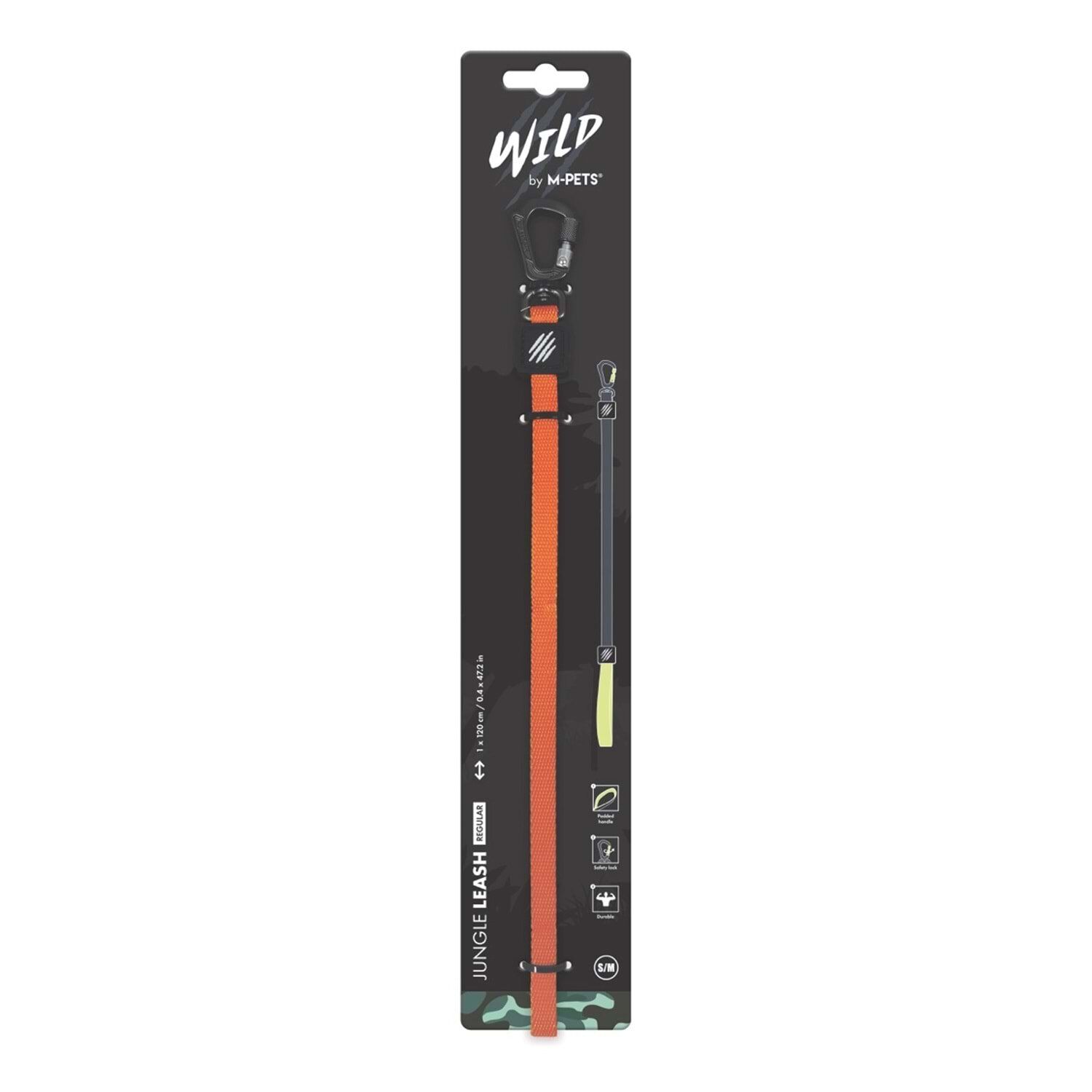 M-PETS WILD JUNGLE LEASH REGULAR (S-M)