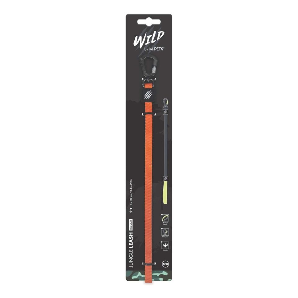 M-PETS WILD JUNGLE LEASH REGULAR (S-M)