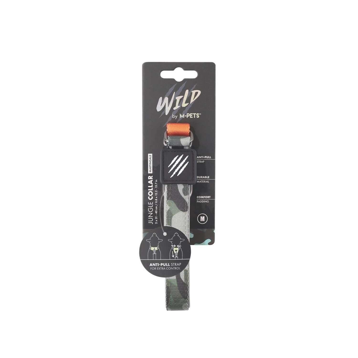 M-PETS WILD JUNGLE COLLAR (M)