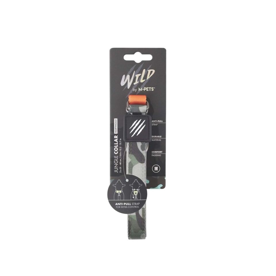 M-PETS WILD JUNGLE COLLAR (M)