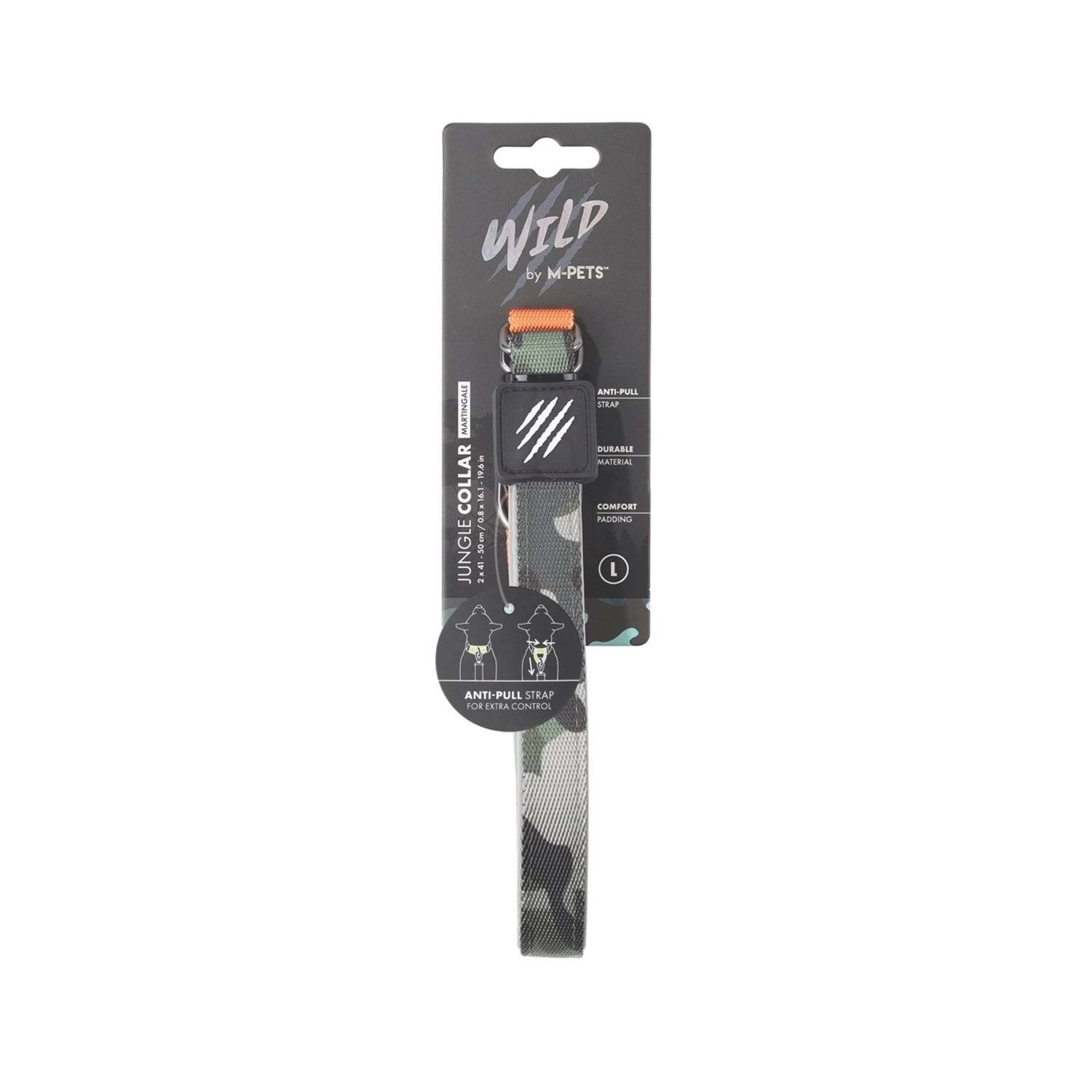 M-PETS WILD JUNGLE COLLAR (L)