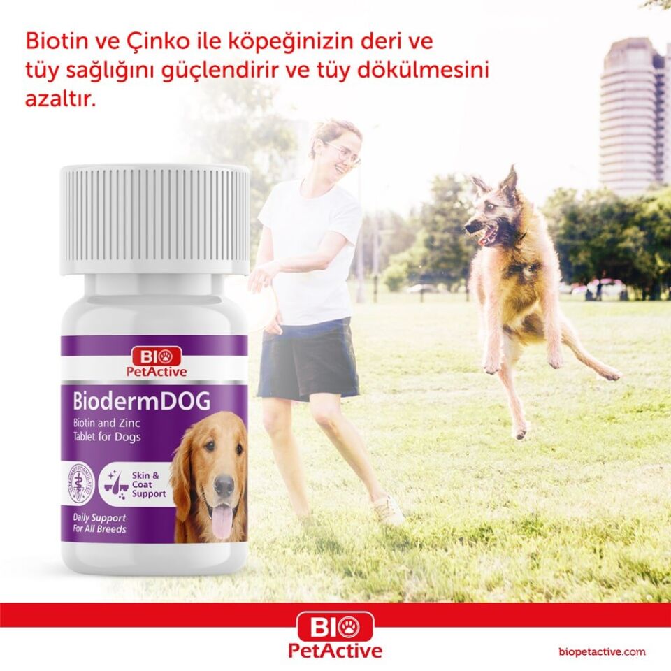 BIO PETACTİVE BİODERMDOG 75 TABS