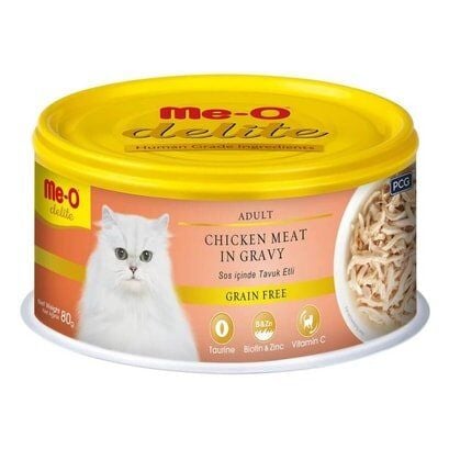ME-O DELİTE KONSERVE TAVUK ETLİ 80 GR
