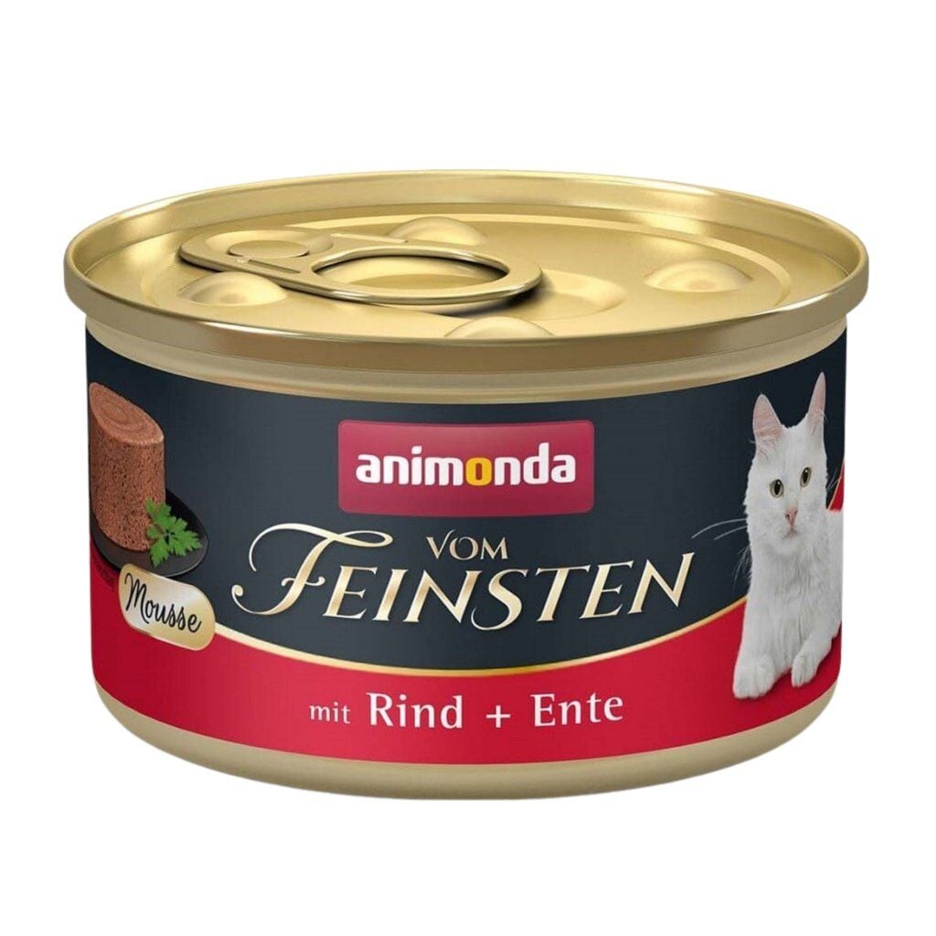 Animonda Vom Feinsten Sığırlı ve Ördekli Yetişkin Kedi Konservesi 85g