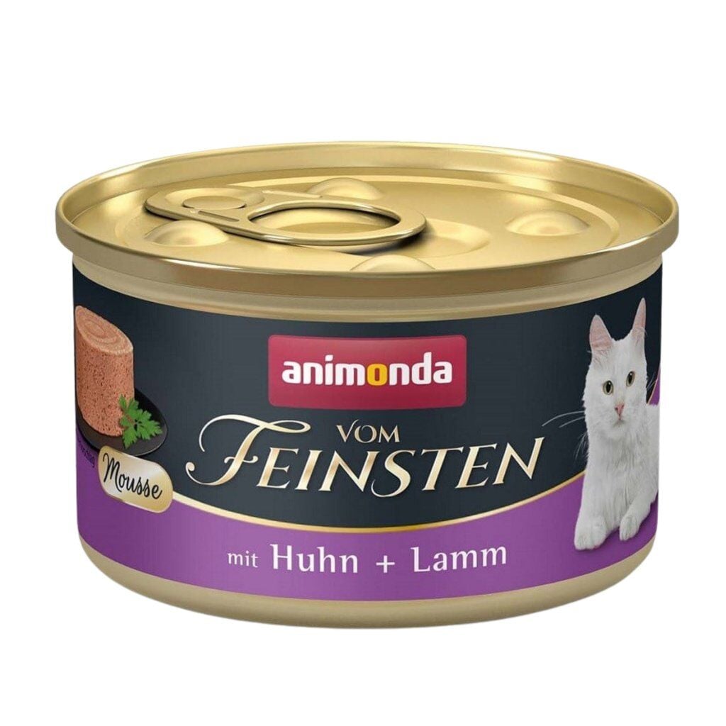 Animonda Vom Feinsten Tavuklu ve Kuzulu Yetişkin Kedi Konservesi 85g