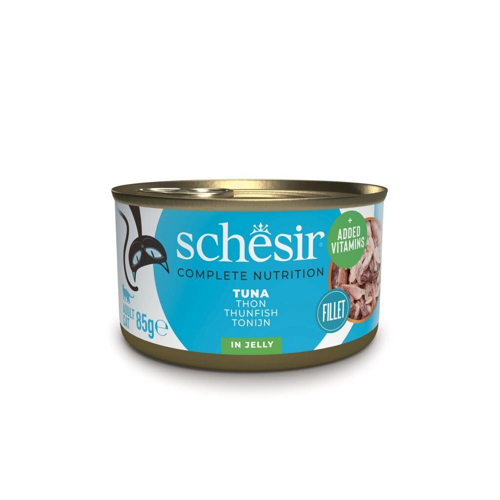 Schesir Jelly Ton Balığı Jöle İçinde Yetişkin Kedi Konservesi 85g