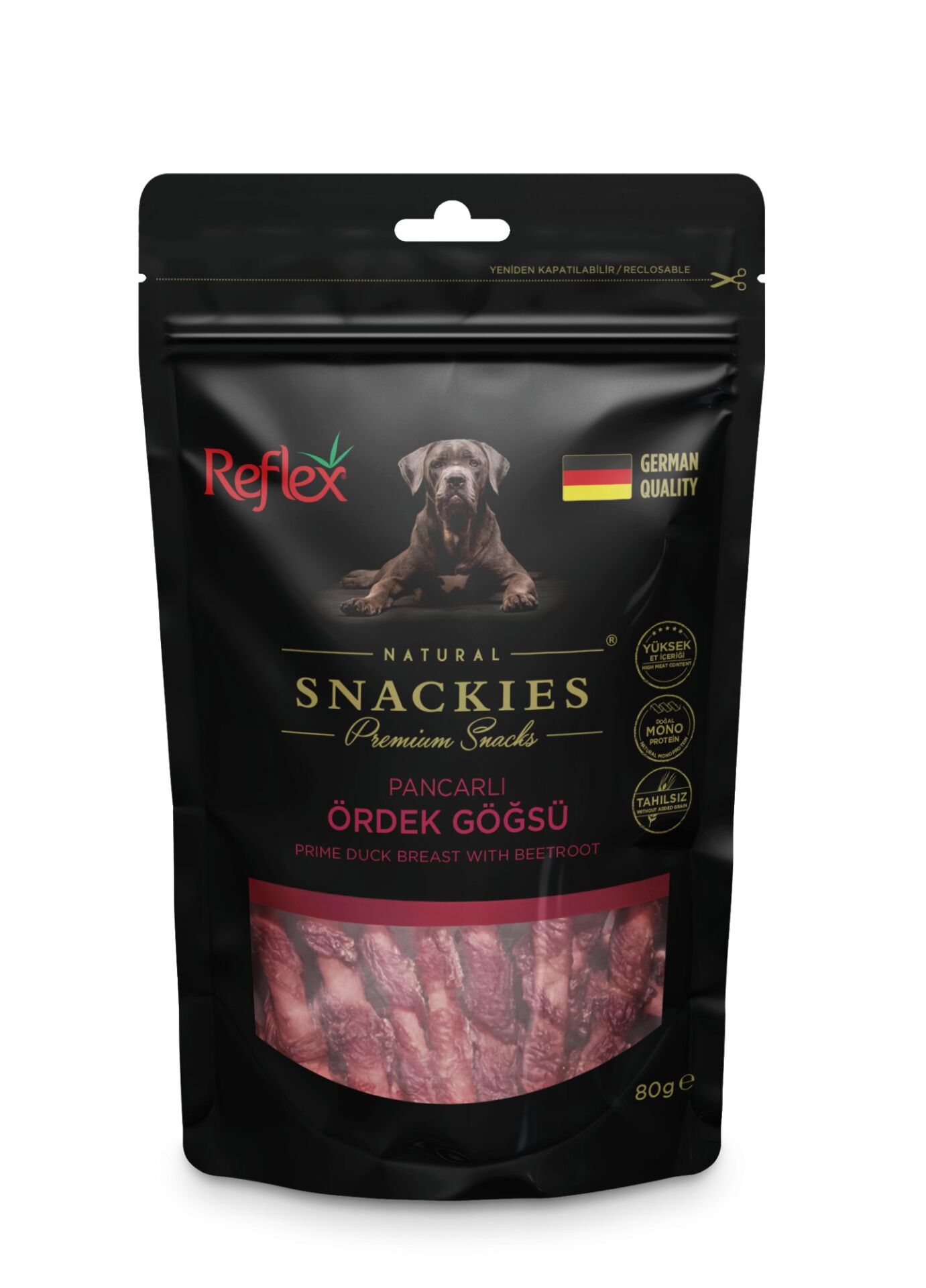 REFLEX SNACKIES PANCARLI ÖRDEK GÖĞSÜ 80 G