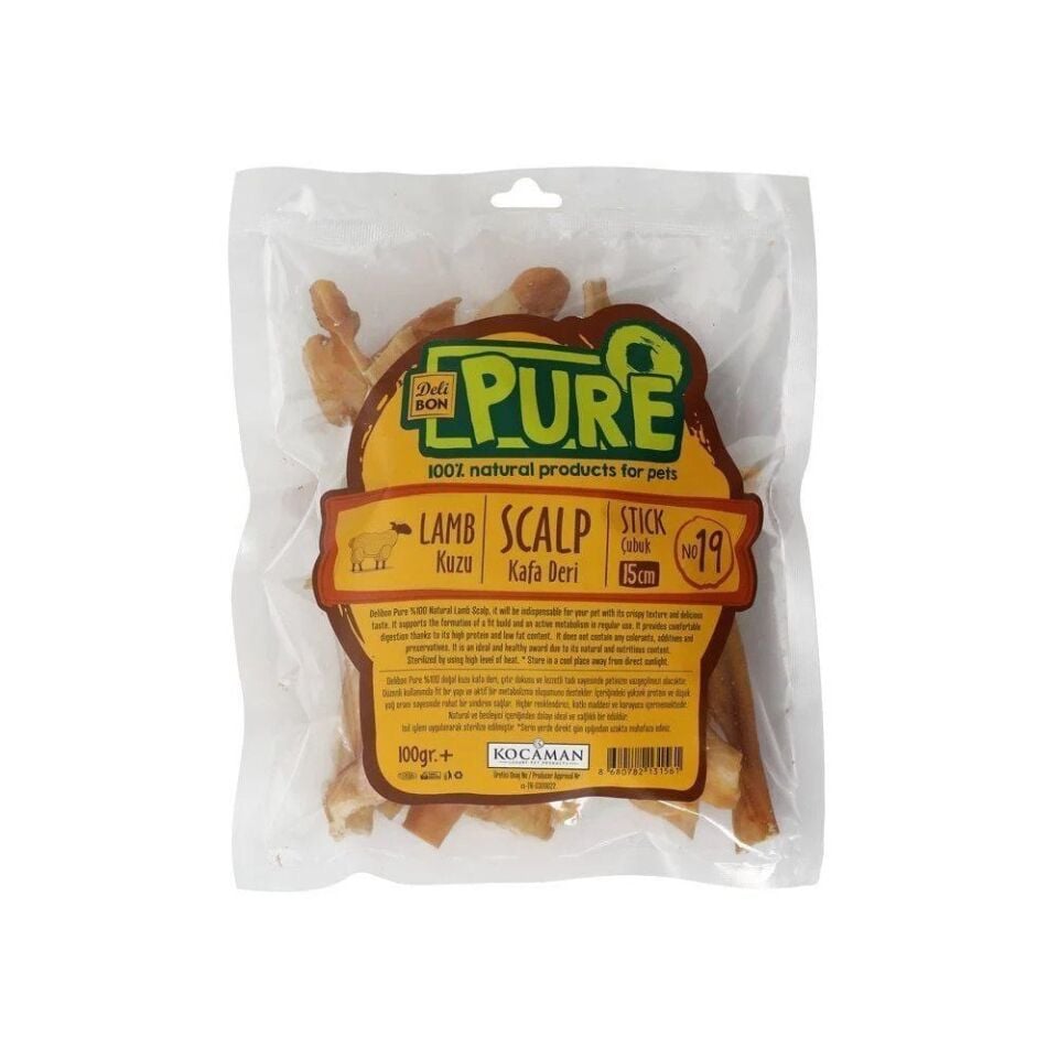 DELİBON KUZU KAFA DERİ 15 CM ÇUBUK 100 GR