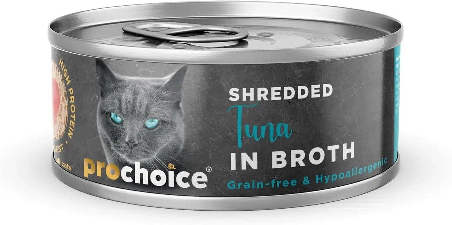 PROCHOICE DELUXE SHRD TUNA&CALAMARI IN BROTHCAT70G
