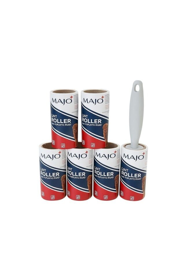 Majo Tüy Toplayıcı Aparat + 6 Yedek Rulo 10cm 60 Yaprak