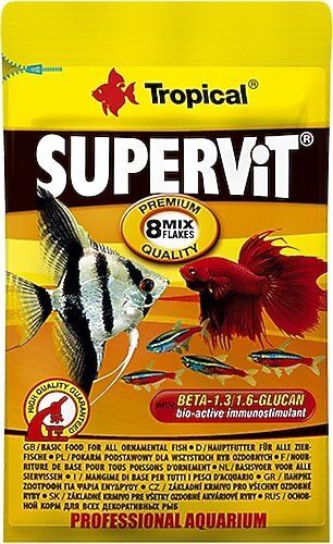 Tropical Süpervit Flakes Üniversal Pul Balık Yemi 12 GR