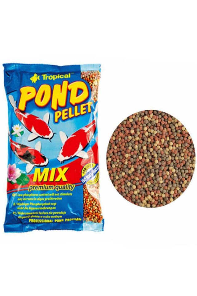 Tropical Pond Pellet Mix Worms 1000ml/130Gr