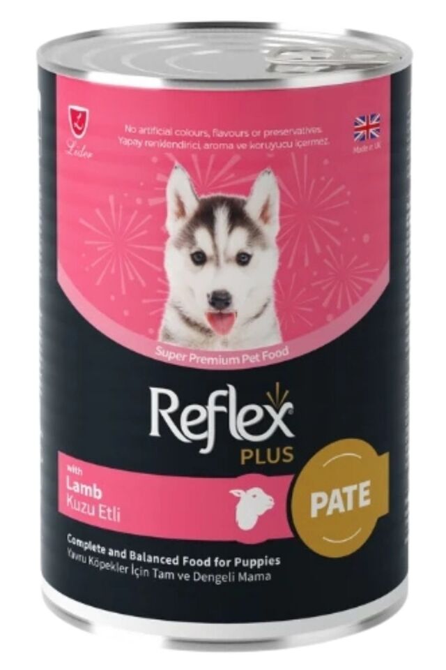 REFLEX PLUS PATE İÇİNDE ET PARÇACIKLI YAVRU KÖPEK MAMASI 395 G