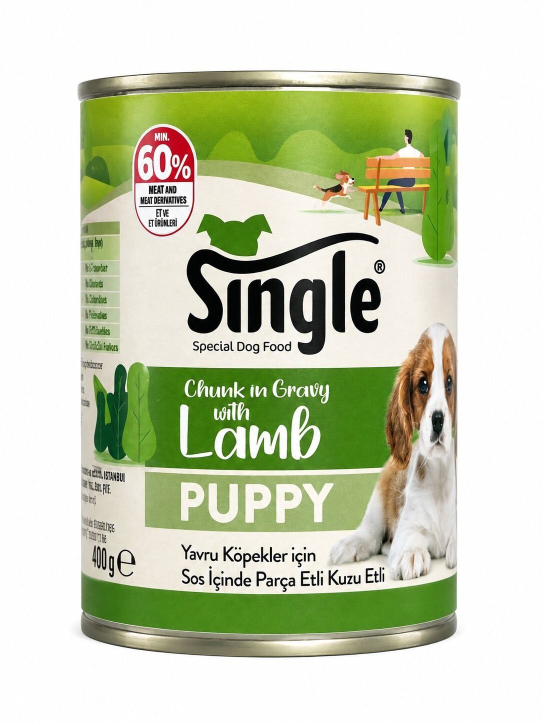 SİNGLE PUPPY KUZU ETLİ KONSERVE 400GR