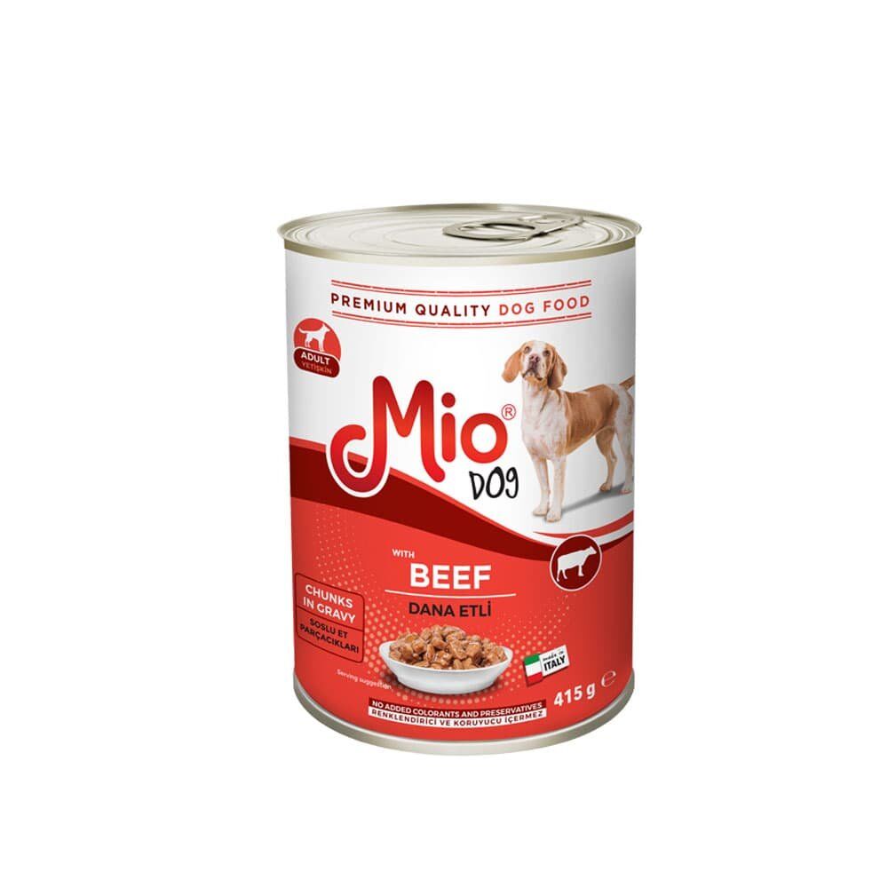 MİO KONSERVE KÖPEK DANA ETLİ 415 GR