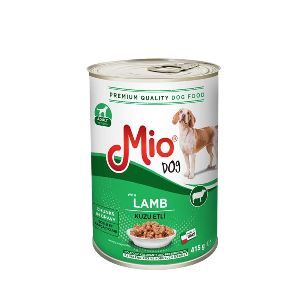 MİO KONSERVE KÖPEK KUZU ETLİ 415 GR