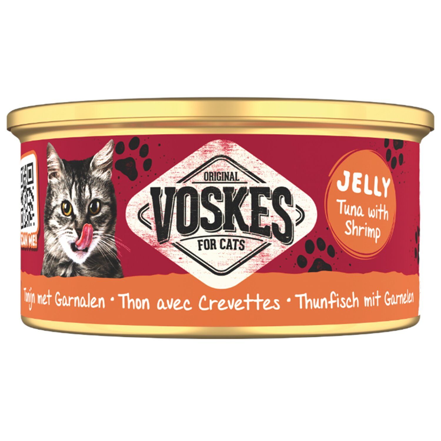 VOSKES TON BALIĞI ve KARİDES KEDİ KONSERVESİ 85GR
