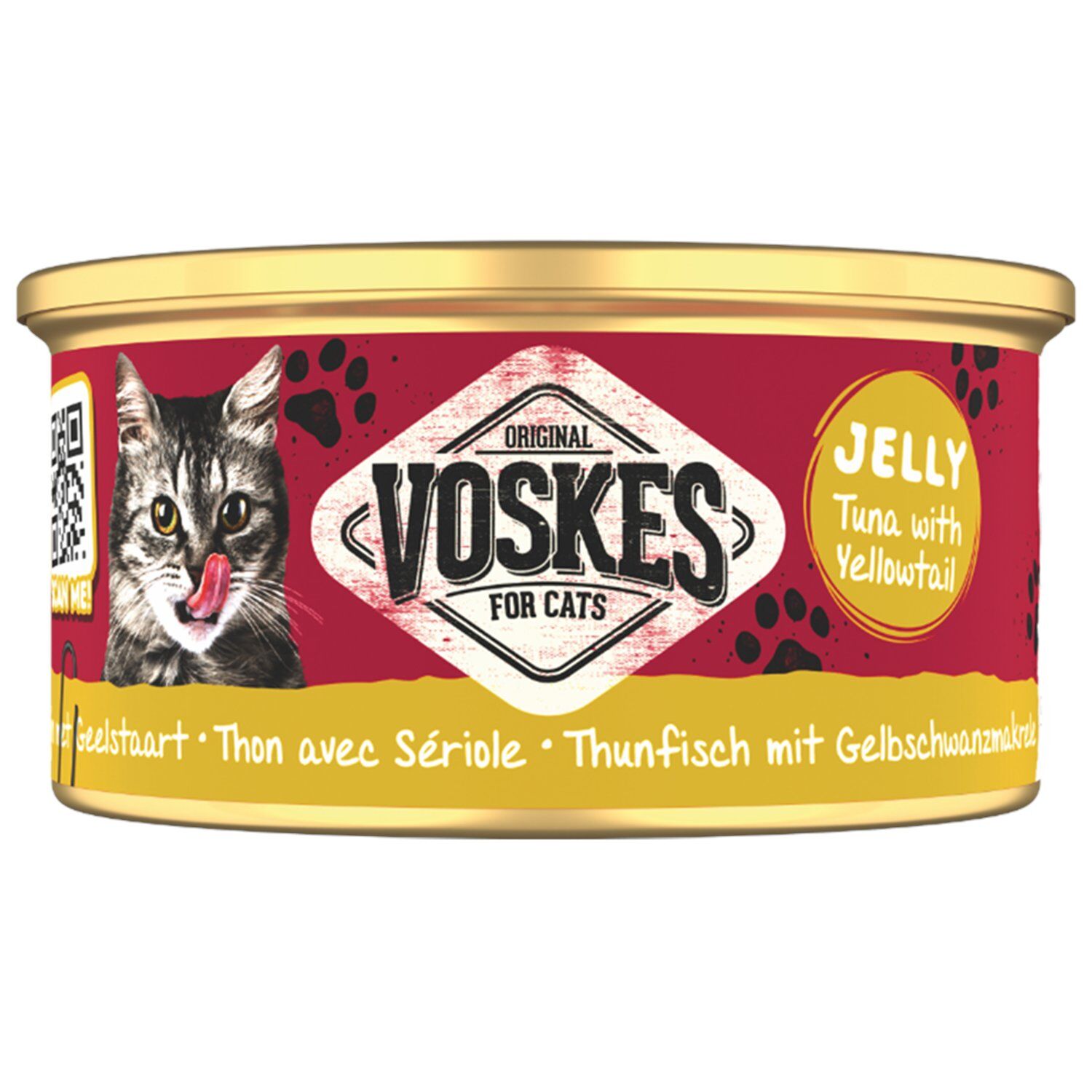 VOSKES TON BALIĞI ve SARIKUYRUK KEDİ KONSERVESİ 85GR