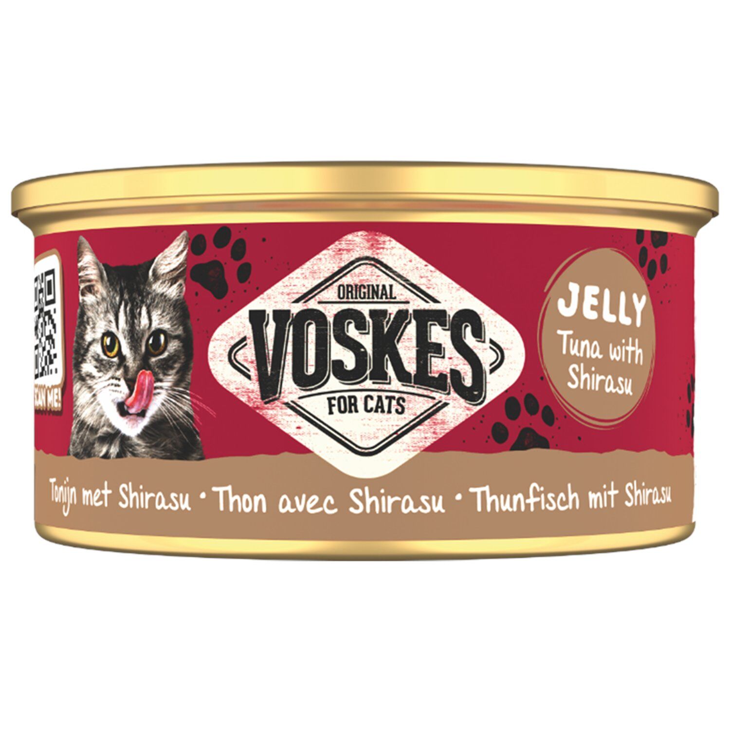 VOSKES TON BALIĞI ve ŞİRASU KEDİ KONSERVESİ 85GR
