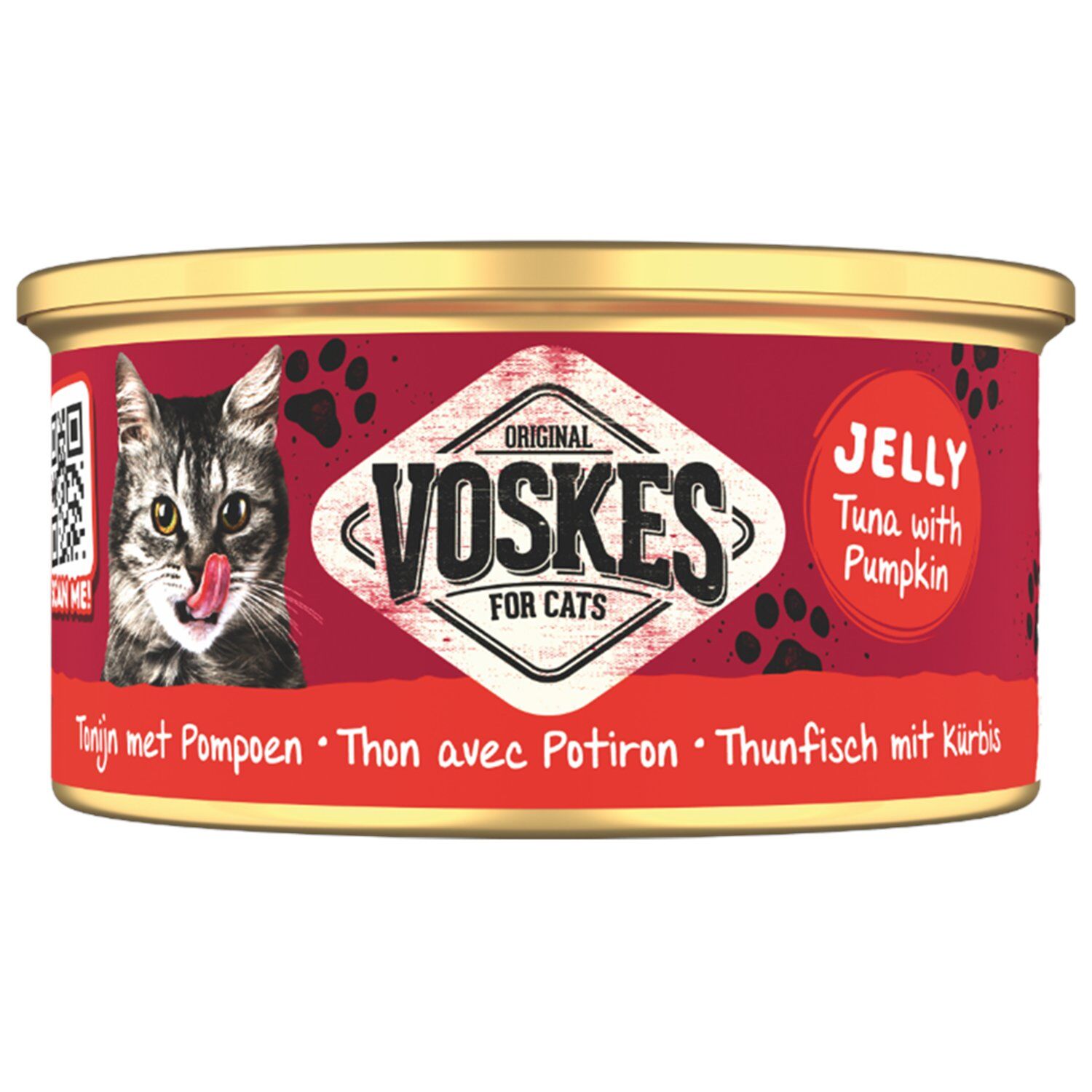 VOSKES TON BALIĞI ve BALKABAĞI KEDİ KONSERVESİ 85GR