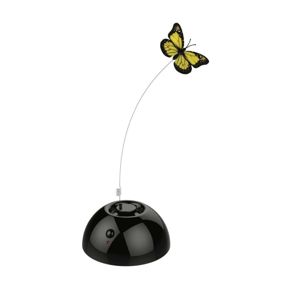 M-PETS DANCING BUTTERFLY İNTERAKTİF KEDİ OYUNCAĞI SİYAH
