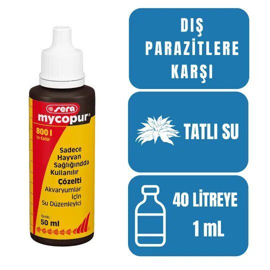 Sera Mycopur 50ml Mantar ve Parazit İlacı