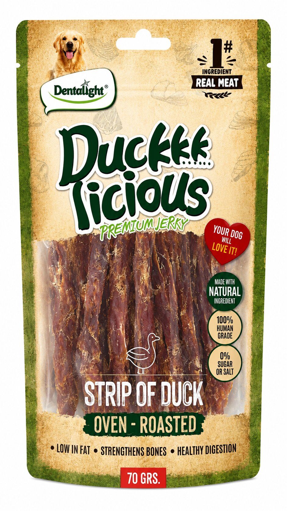 DENTALİGHT DUCK LİCİOUS STRİP OF DUCK 70G TEKLİ