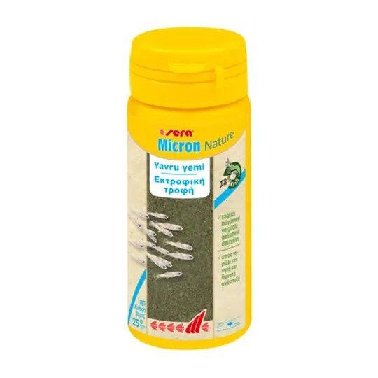Sera Micron Nature 50 Ml 25 Gr Yavru Balık Yemi