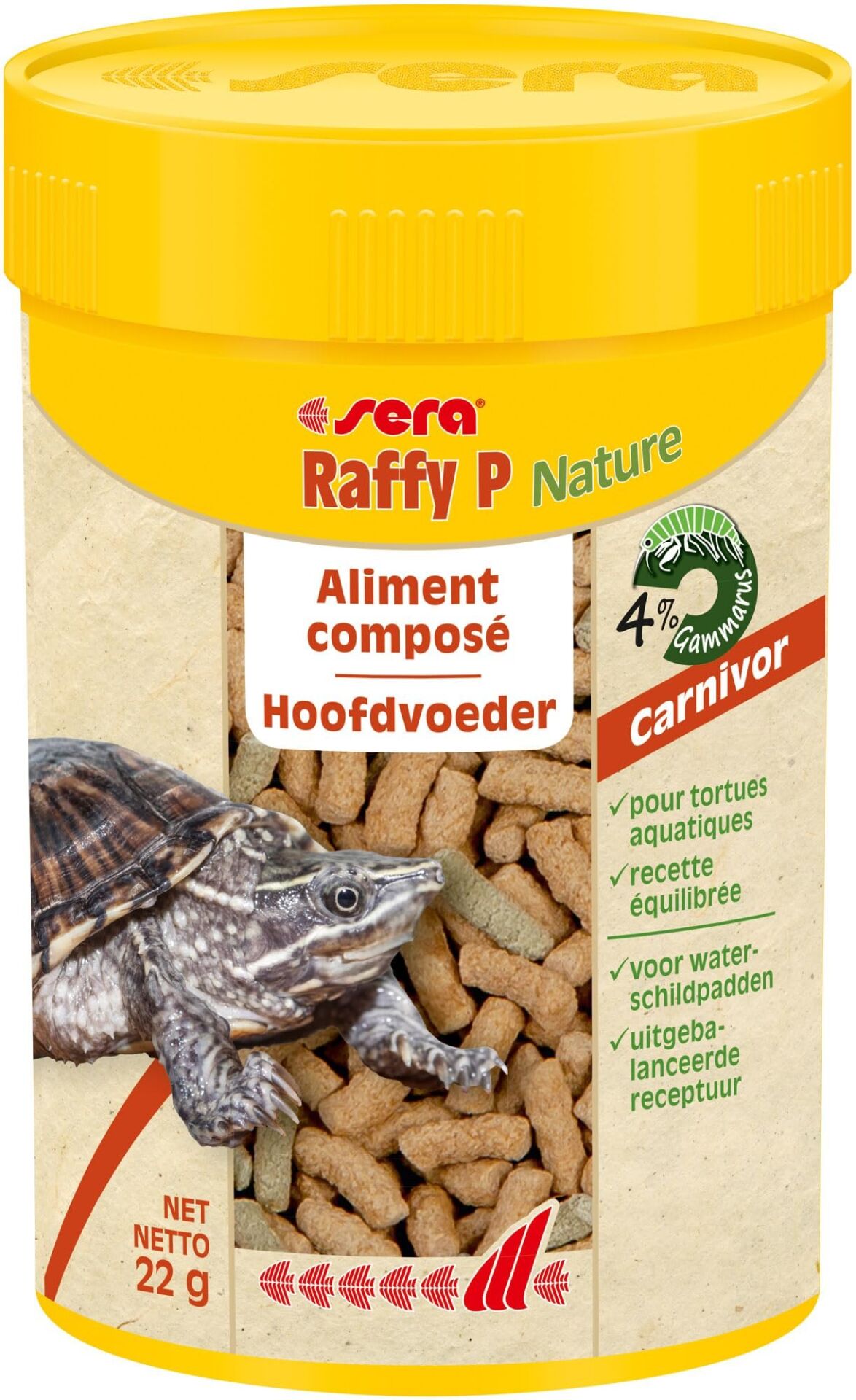 Sera Raffy P Kaplumbağa Yemi 100 ml 18 gr