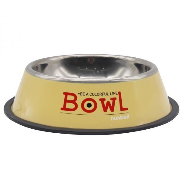 NUNBELL ÇELİK MAMA KABI RENKLİ 18 CM