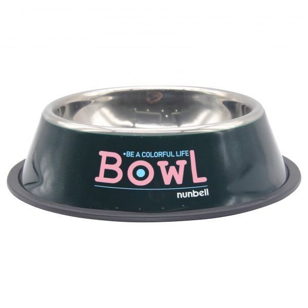 NUNBELL ÇELİK MAMA KABI RENKLİ 22 CM