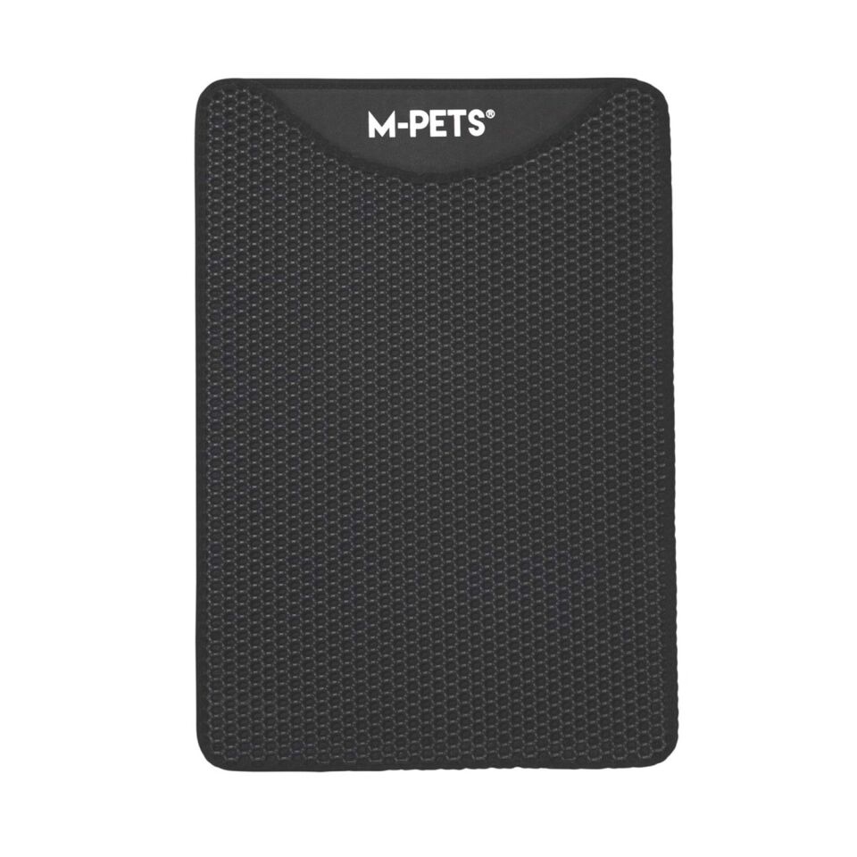 M-PETS DUPLEX ELEKLİ KEDİ KUMU PASPASI SİYAH 45X65CM