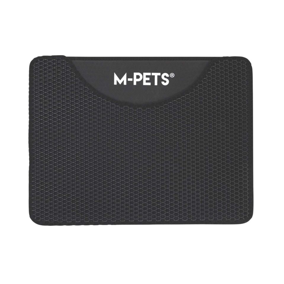 M-PETS DUPLEX ELEKLİ KEDİ KUMU PASPASI SİYAH 60X45CM