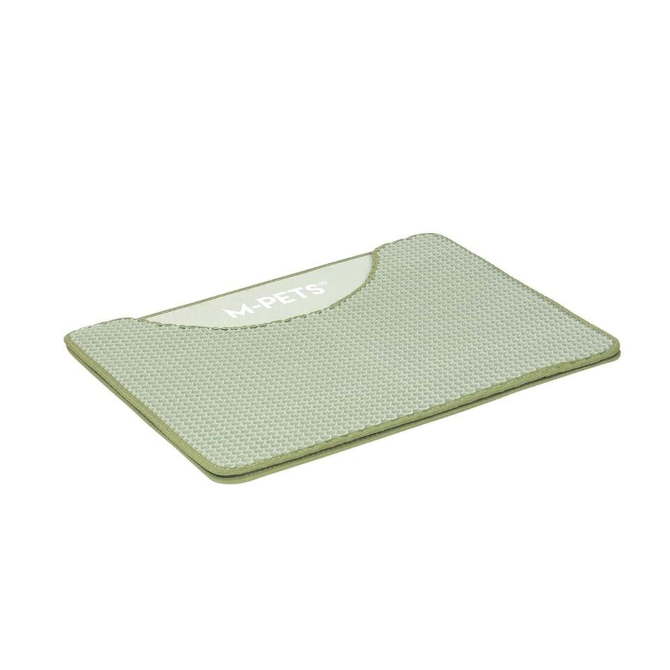 M-PETS DUPLEX ELEKLİ KEDİ KUMU PASPASI YEŞİL 60X45CM