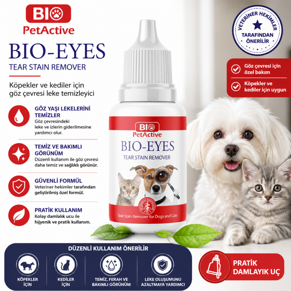 BİO PETACTİVE BIO-EYES GÖZ YAŞI LEKE ÇIKARICI